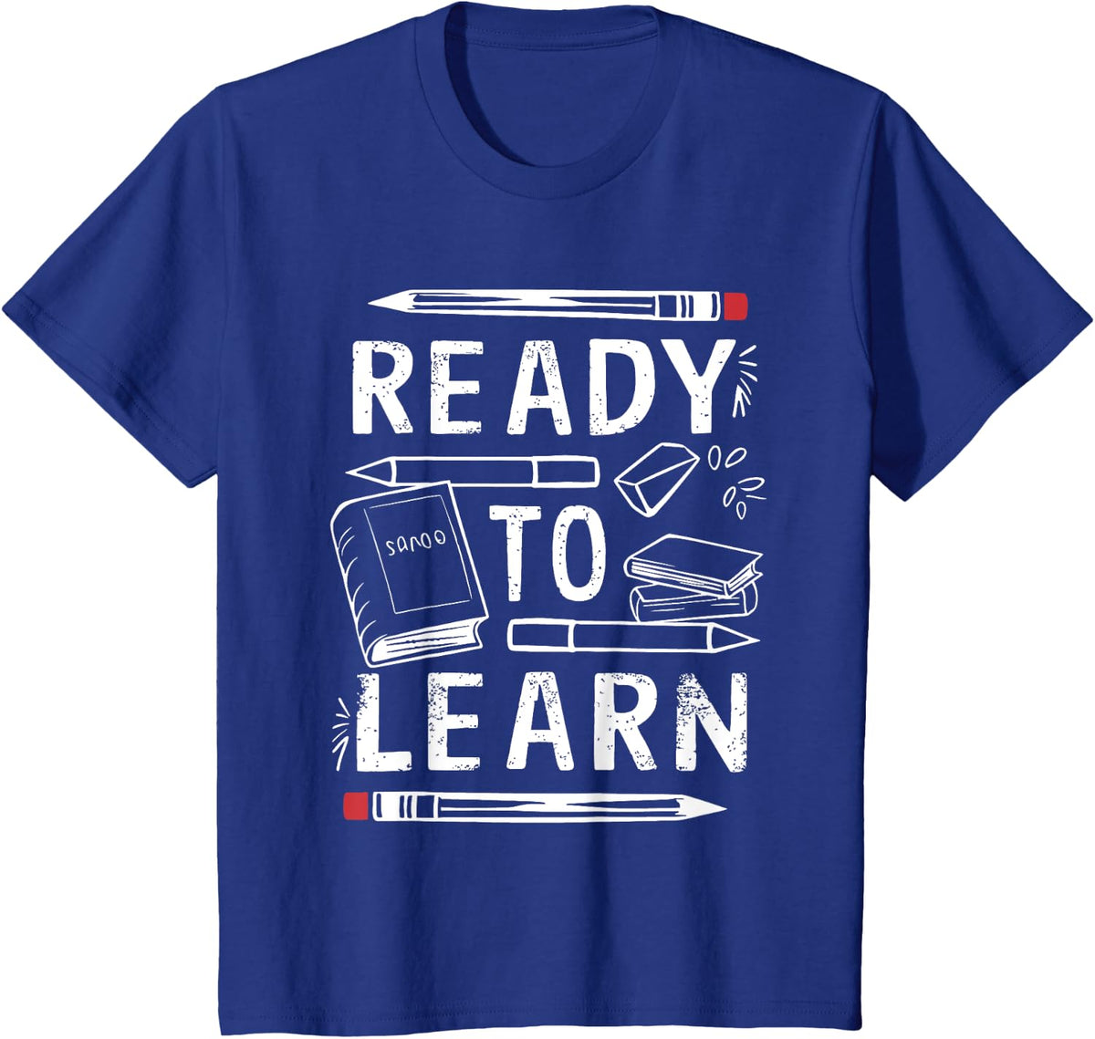 Ready to Learn Back to School T-Shirt - Royal Blue
