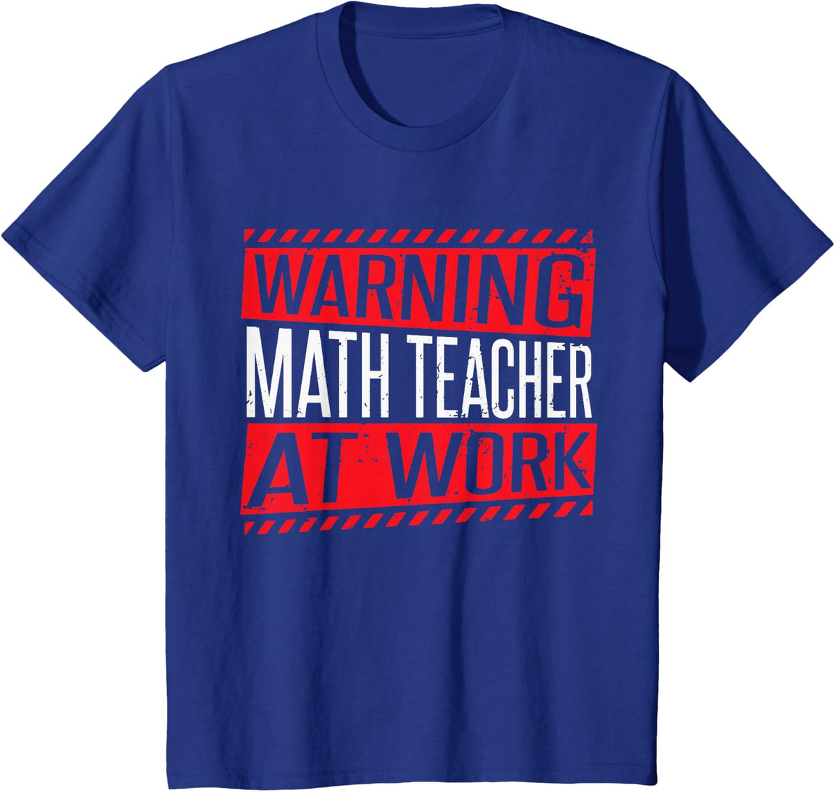 Math Teacher T-Shirt - Royal Blue