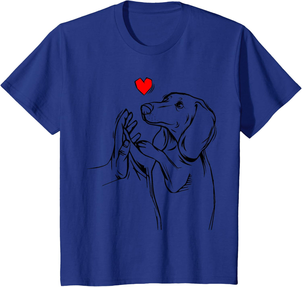 Dachshund Love Cute Weiner Dog Mom Funny Girls Gift T-Shirt - Royal Blue
