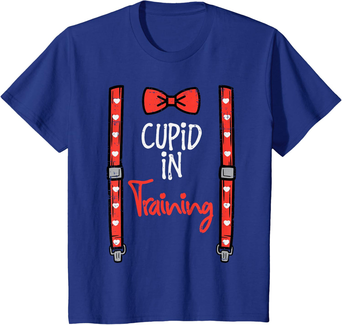 Valentines Day Cupid In Training Cute Toddler Boys Kid Youth T-Shirt - Royal Blue