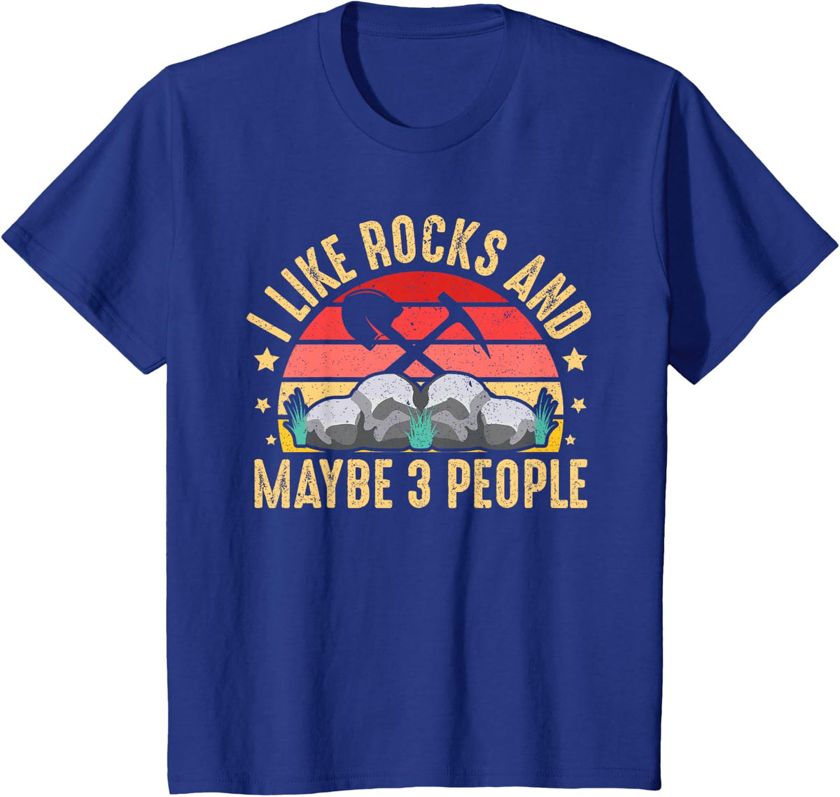 Rock Collecting Rock Collector Geology Geologist T-Shirt - Royal Blue