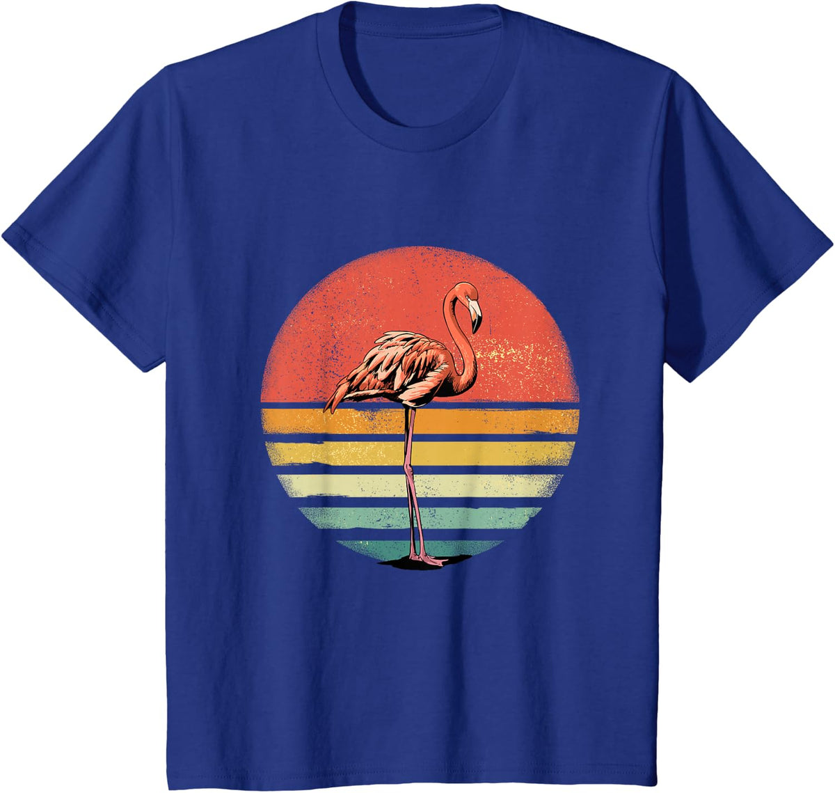 Vintage Animal Retro Flamingo Wild Flamingo Animals Lover T-Shirt - Royal Blue