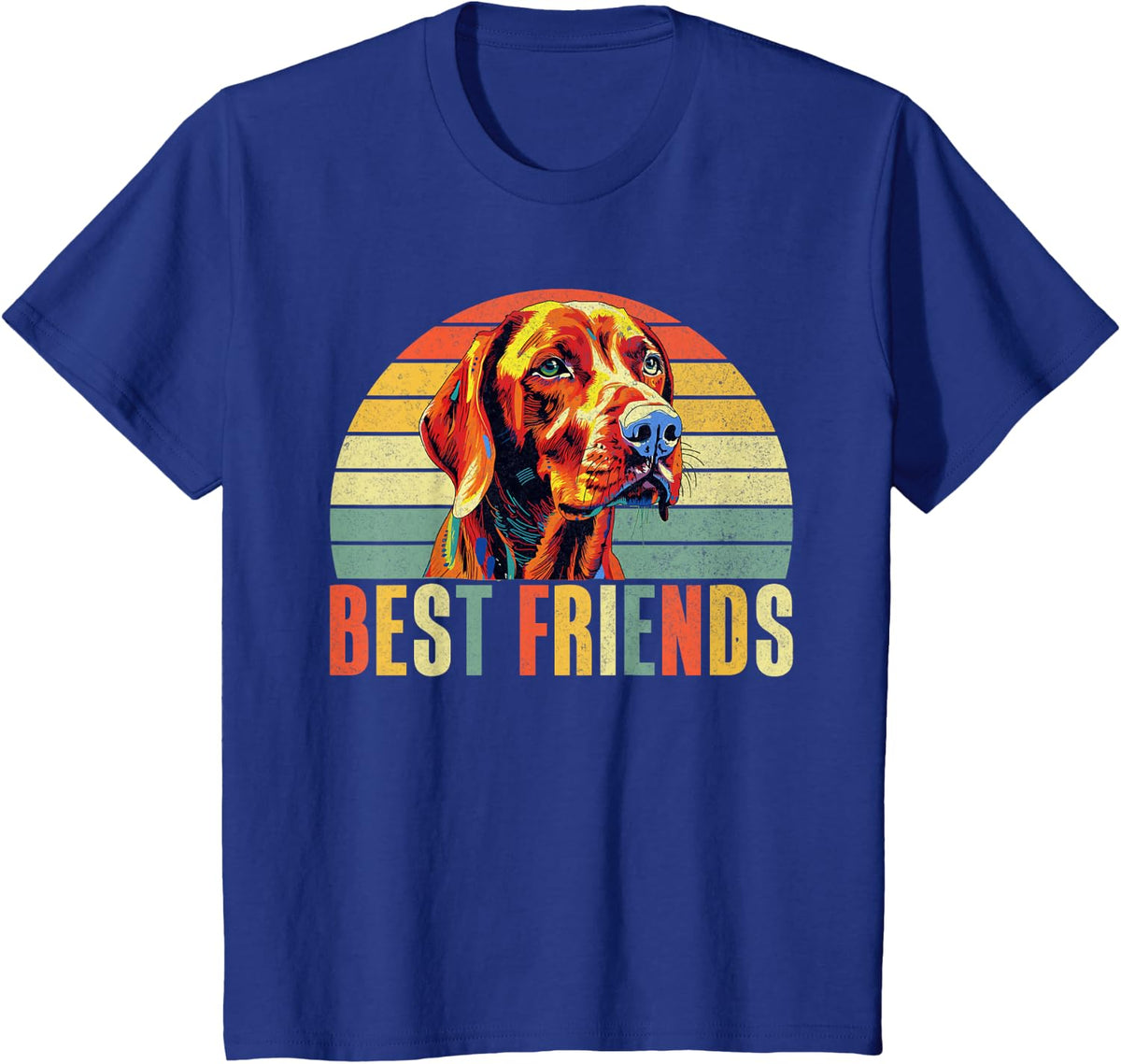 Best Friends Vizsla T-Shirt - Royal Blue
