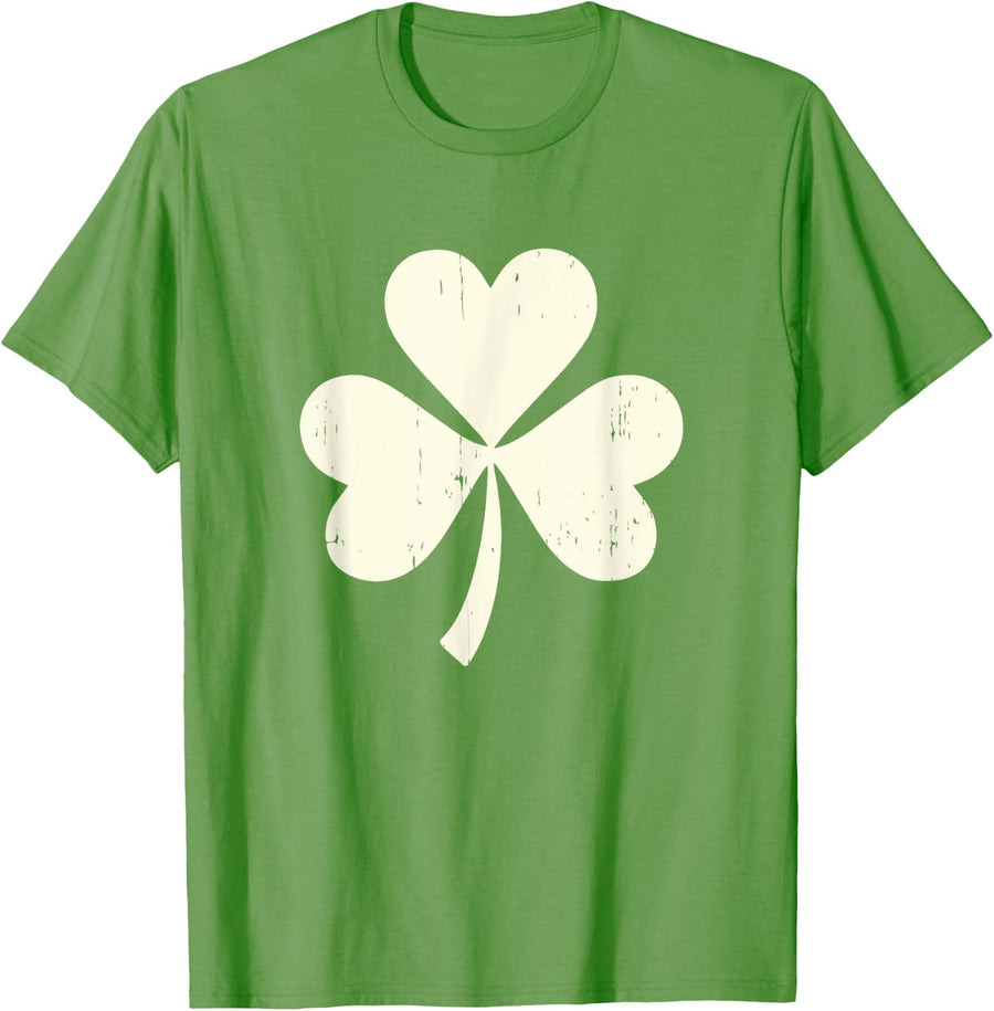 Shamrock St Patricks Day T-Shirt - Grass Green