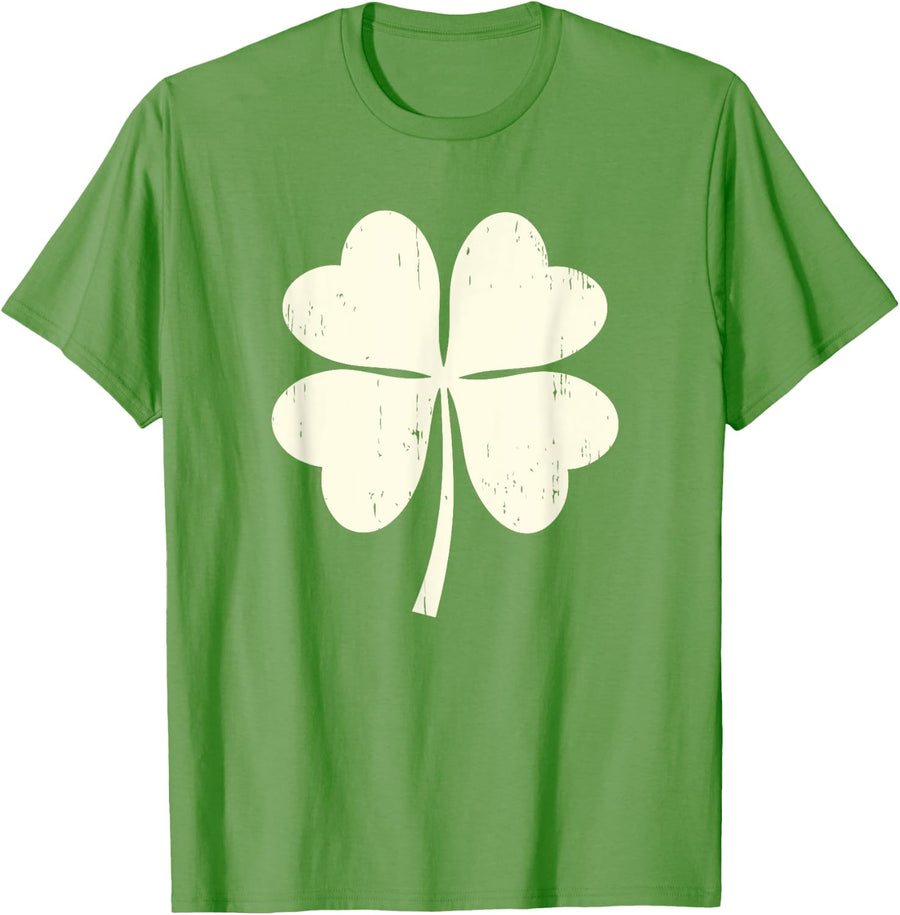 St Patricks Day Shamrock T-Shirt - Grass Green