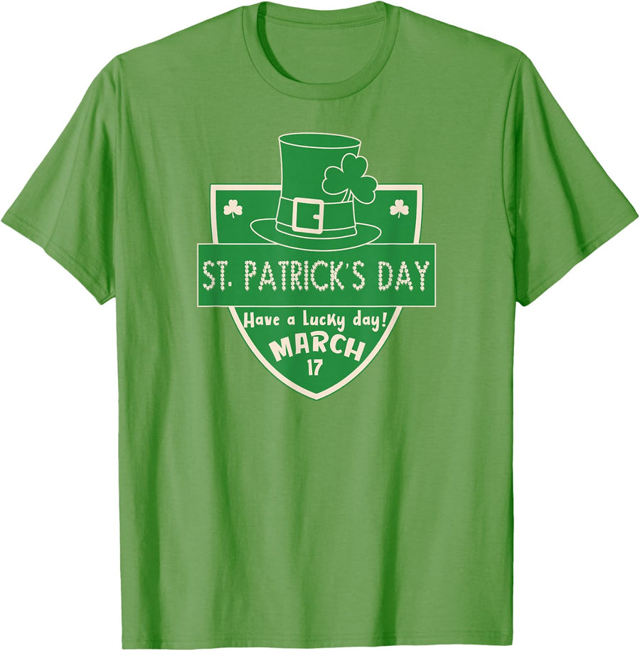 Kelly Green Mens and Womens St. Patricks Day T-Shirt - Grass Green