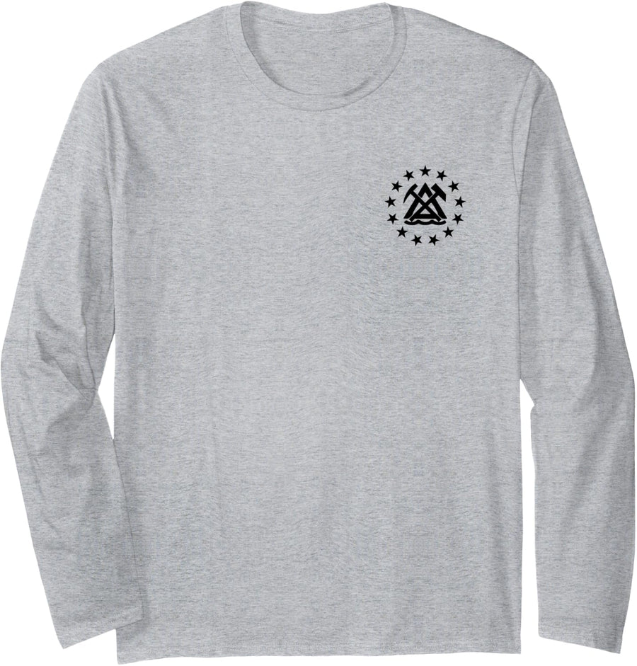 United States, Geological Audit, USGS Long Sleeve T-Shirt - Adult Unisex Heather Grey