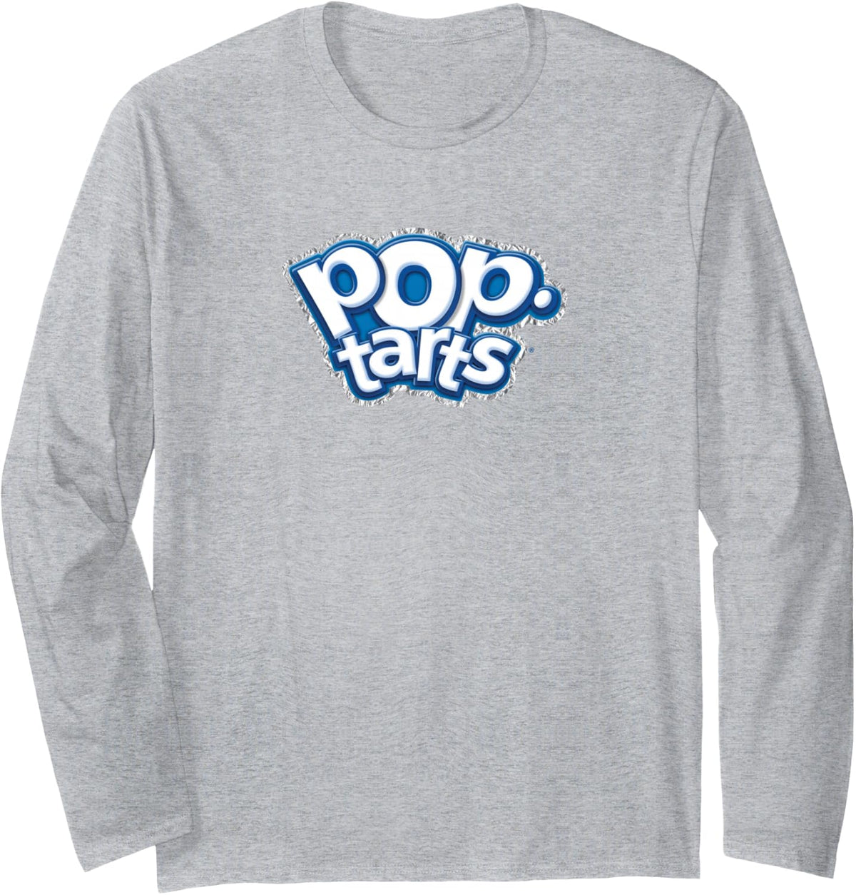 Kellogg's Pop Tarts Long Sleeve T-Shirt - Adult Unisex Heather Grey