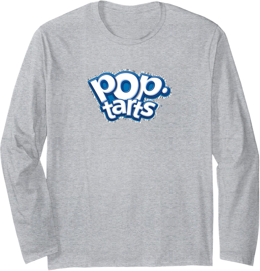 Kellogg's Pop Tarts Long Sleeve T-Shirt - Adult Unisex Heather Grey