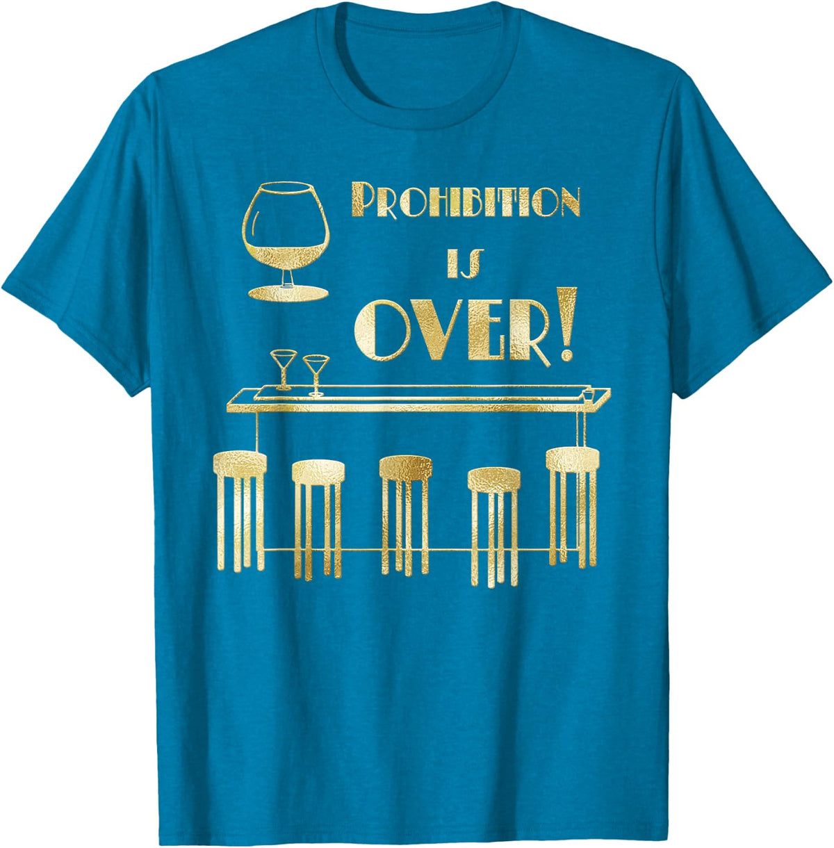 Roaring 20's Costume for New Years Eve 2020 Roaring 20's T-Shirt - Sapphire Blue