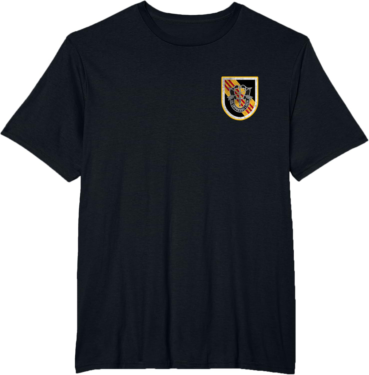 5th Special Forces Group SFG Logo Military Veteran Christmas T-Shirt - Black