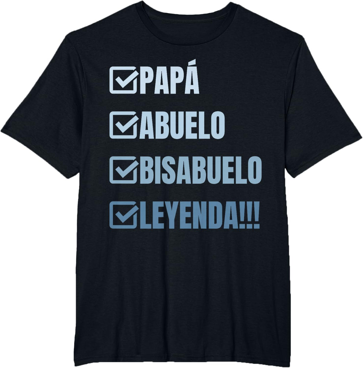 Bisabuelo Regalo Divertido y Anuncio, Bisabuelo Leyenda T-Shirt - Black