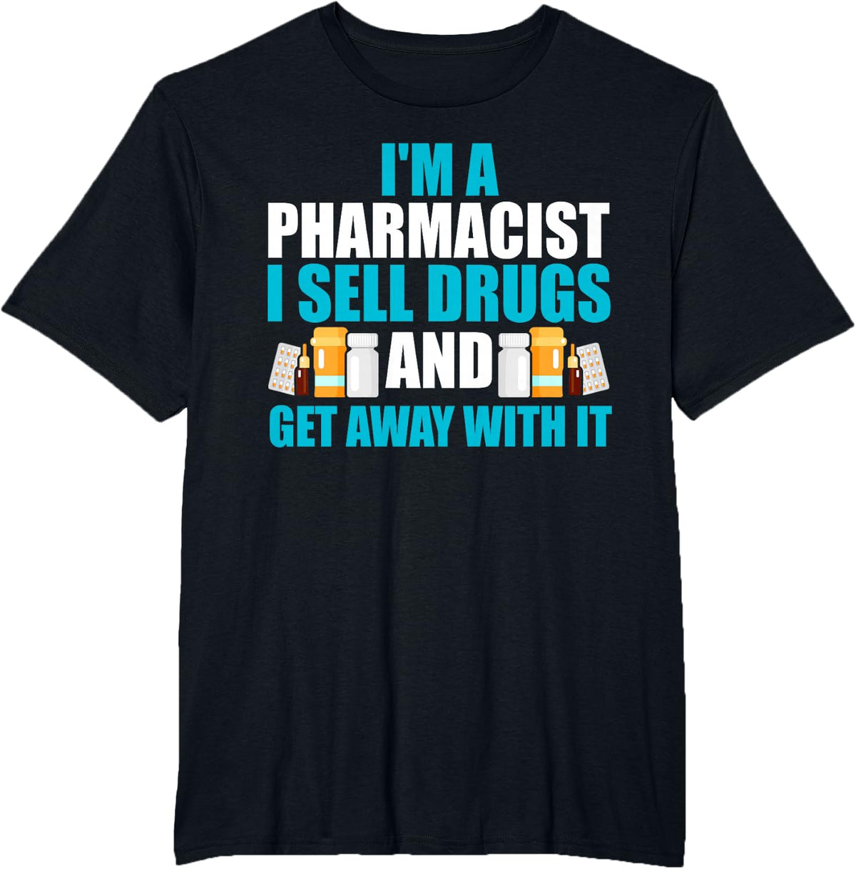 Pharmacist funny pharmacy tech T-Shirt - Black