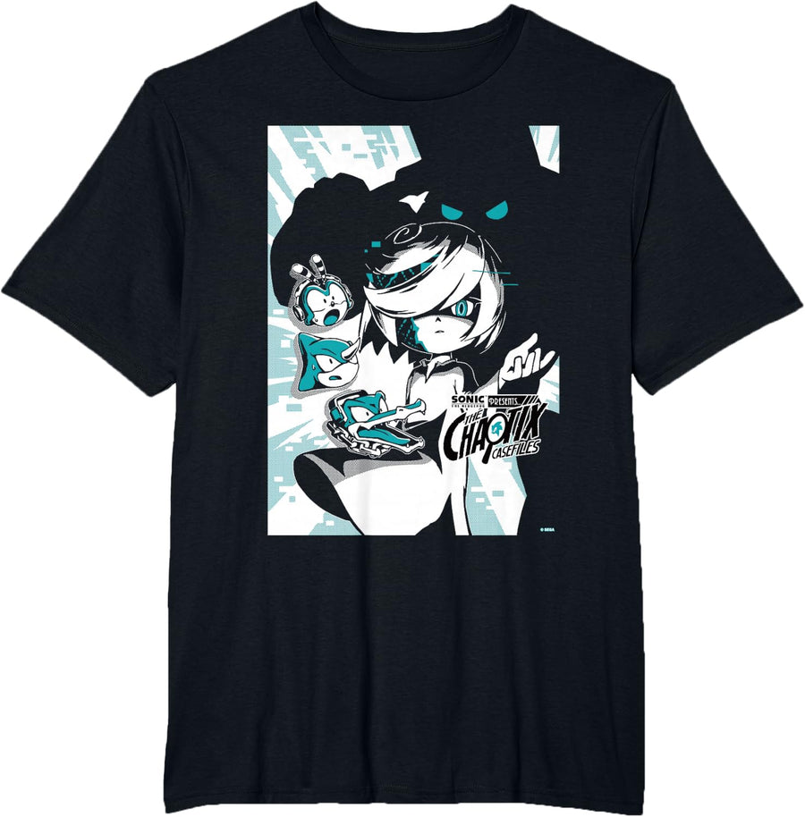 Sonic the Hedgehog The Chaotix Casefiles Ep 6 T-Shirt - Black
