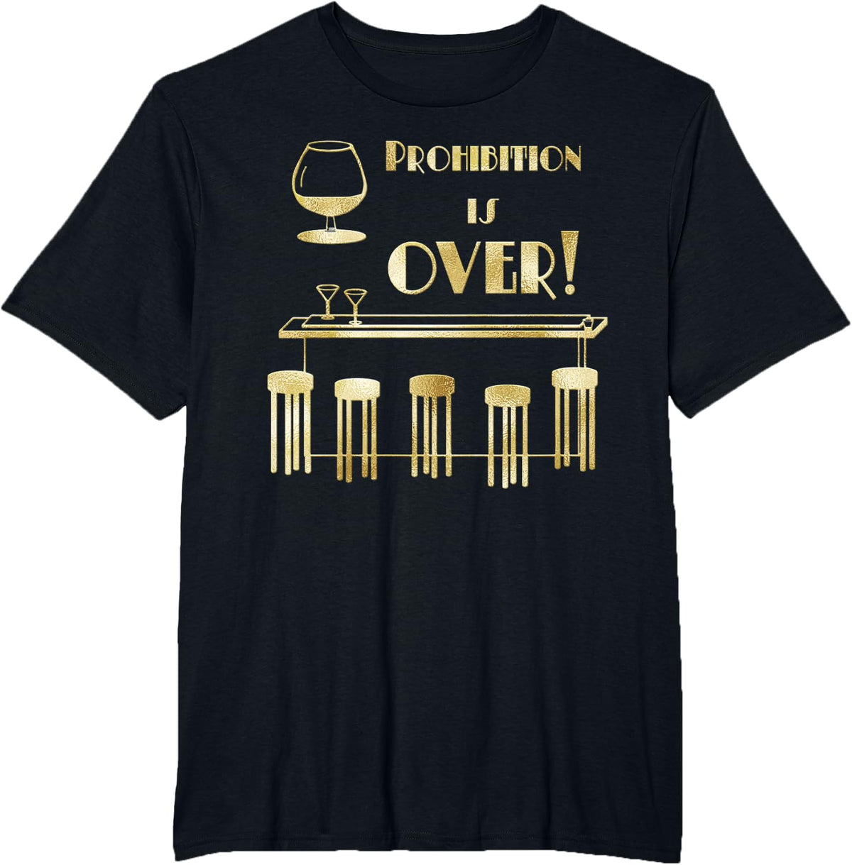 Roaring 20's Costume for New Years Eve 2020 Roaring 20's T-Shirt - Black