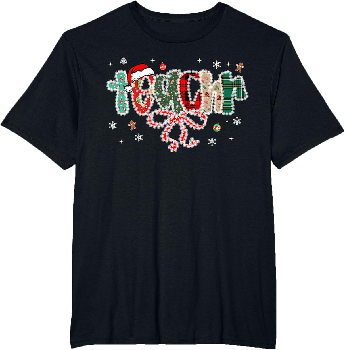 Gift Teacher Cookies Kids are Christmas My Smart Students T-Shirt - Black
