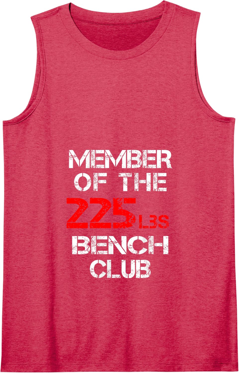 Member of the 225lbs Bench Club Tank Top - Red