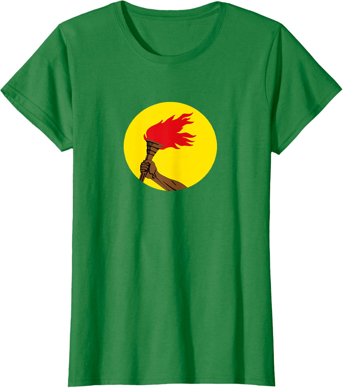 African History Shirts | Vintage Zaire Country Flag Symbol T-Shirt - Kelly Green