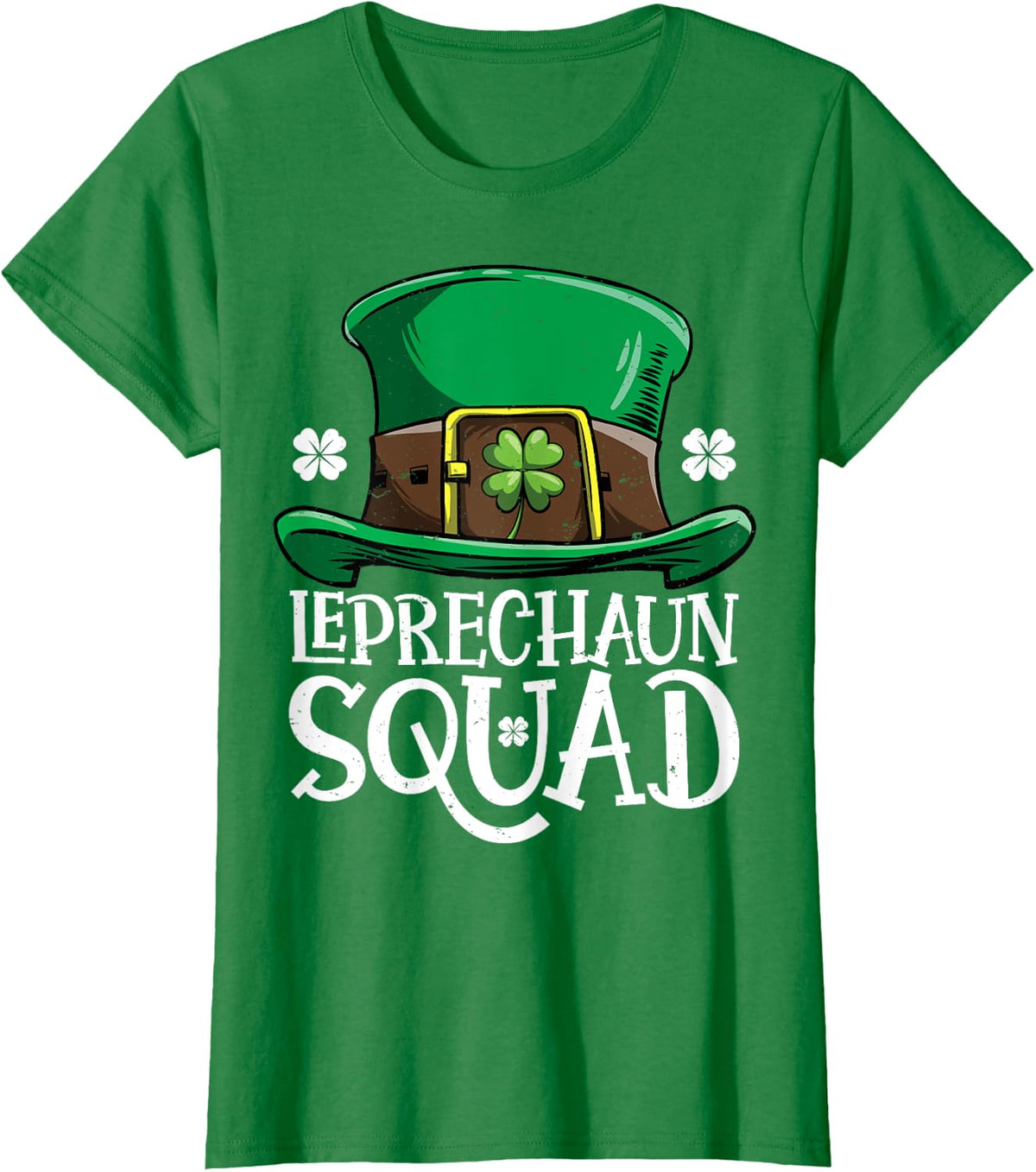 Leprechaun Squad St Patricks Day Boys Kids Men Costume T-Shirt - Kelly Green