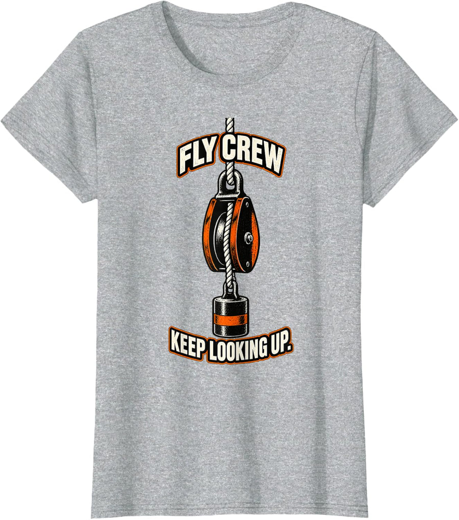 Backstage Theater Tech Crew T-Shirt - Heather Grey