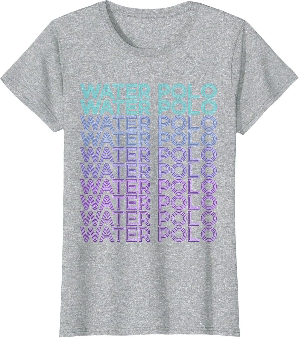Water Polo T-Shirt - Heather Grey