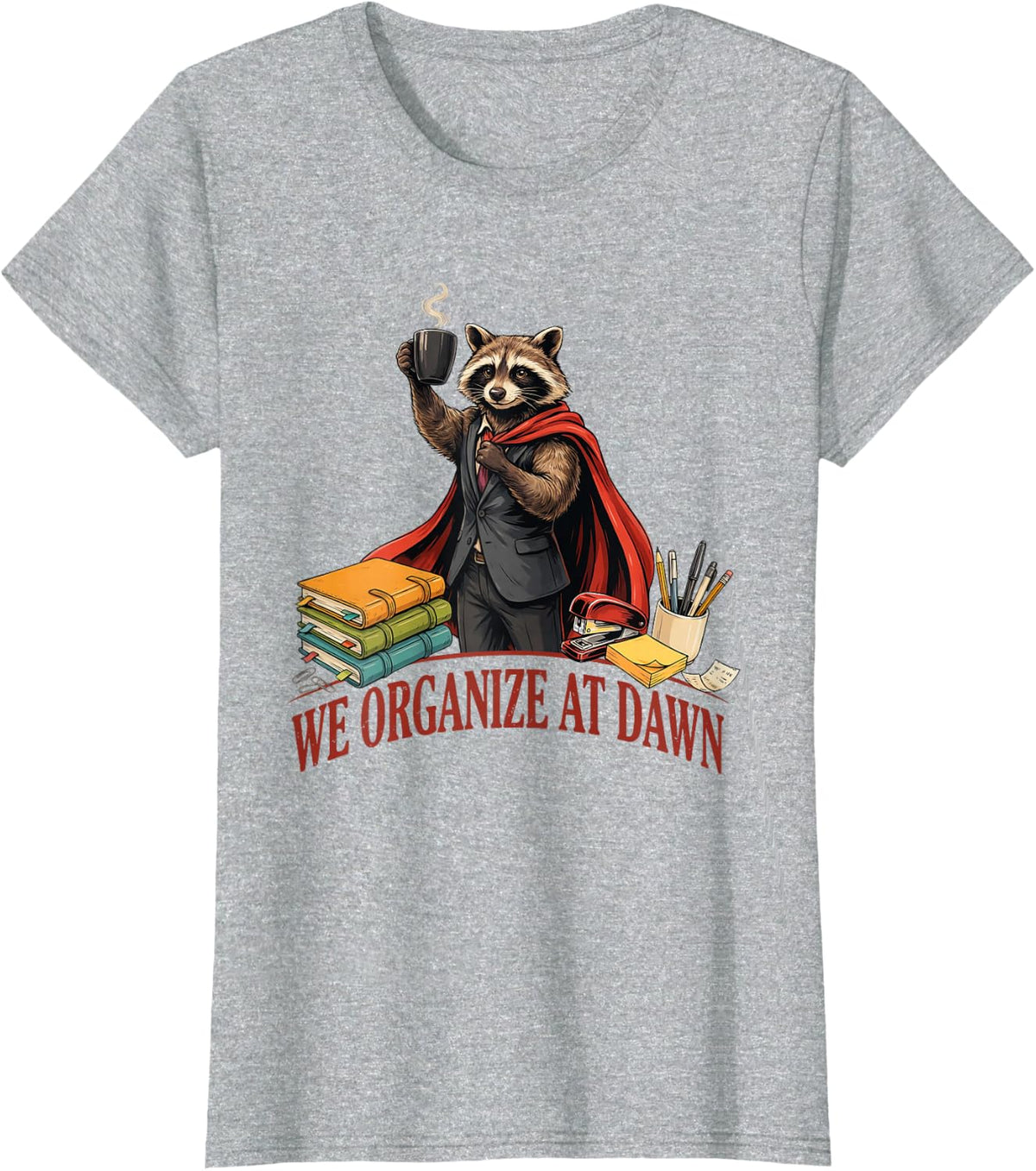 Office Manager Administrator Business Management Supervisor T-Shirt - Heather Grey