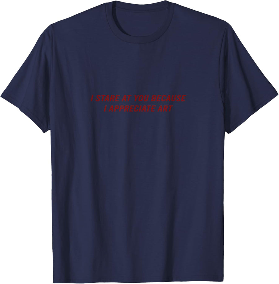 Aesthetic Art Clothing Soft Grunge Men Women Teen Girls Gift T-Shirt - Navy Blue