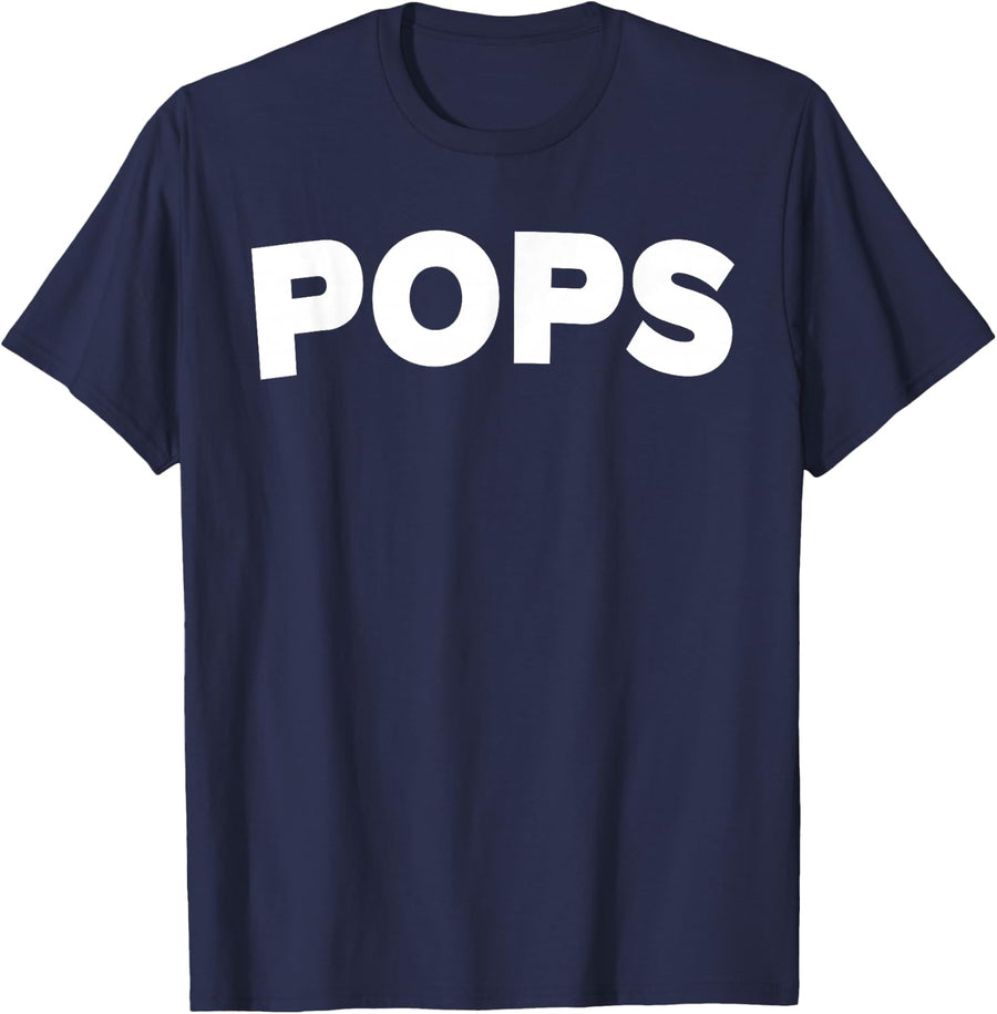 POPS T-Shirt - Navy Blue
