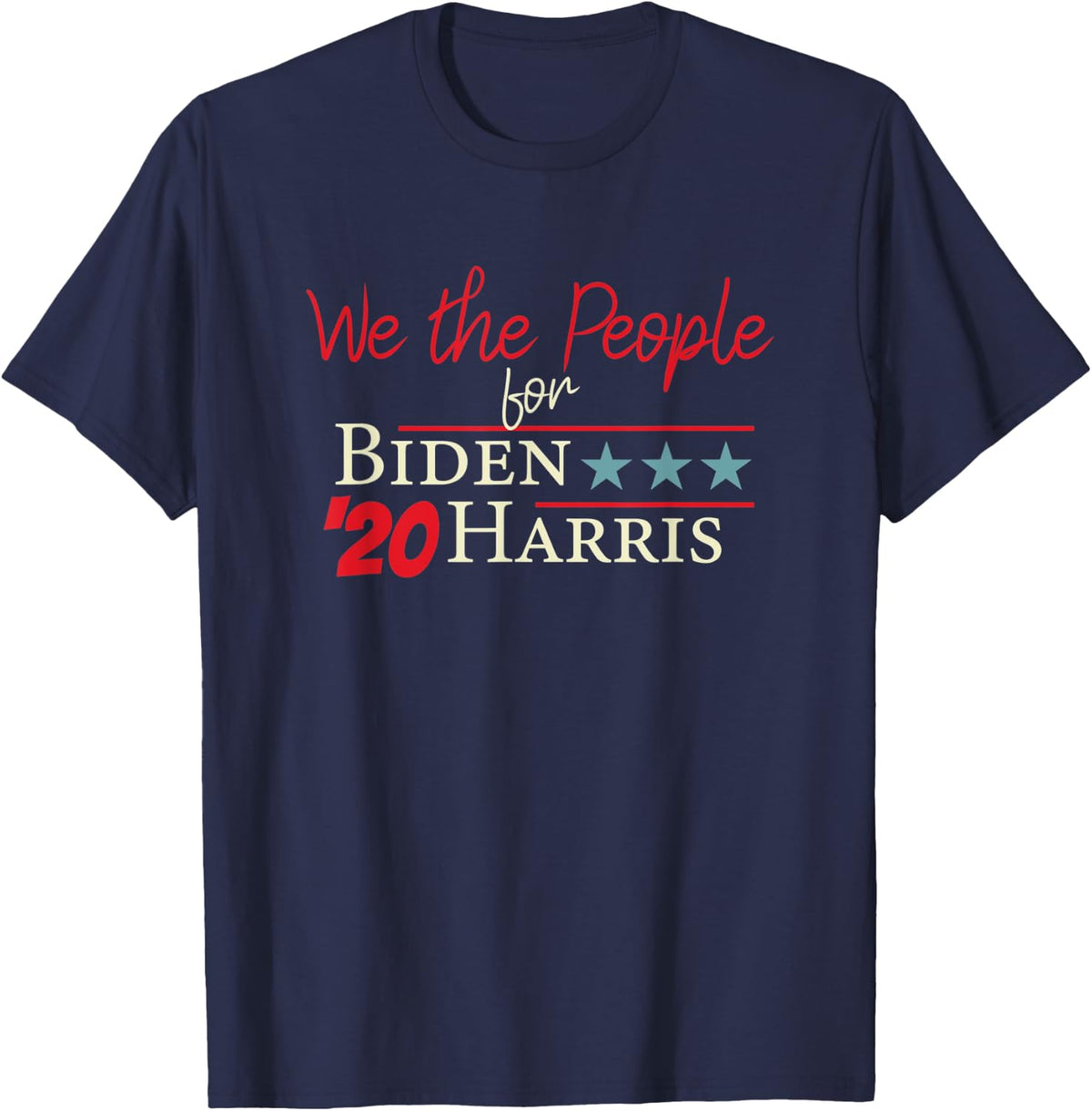 Biden Harris Inauguration We The People T-Shirt - Navy Blue