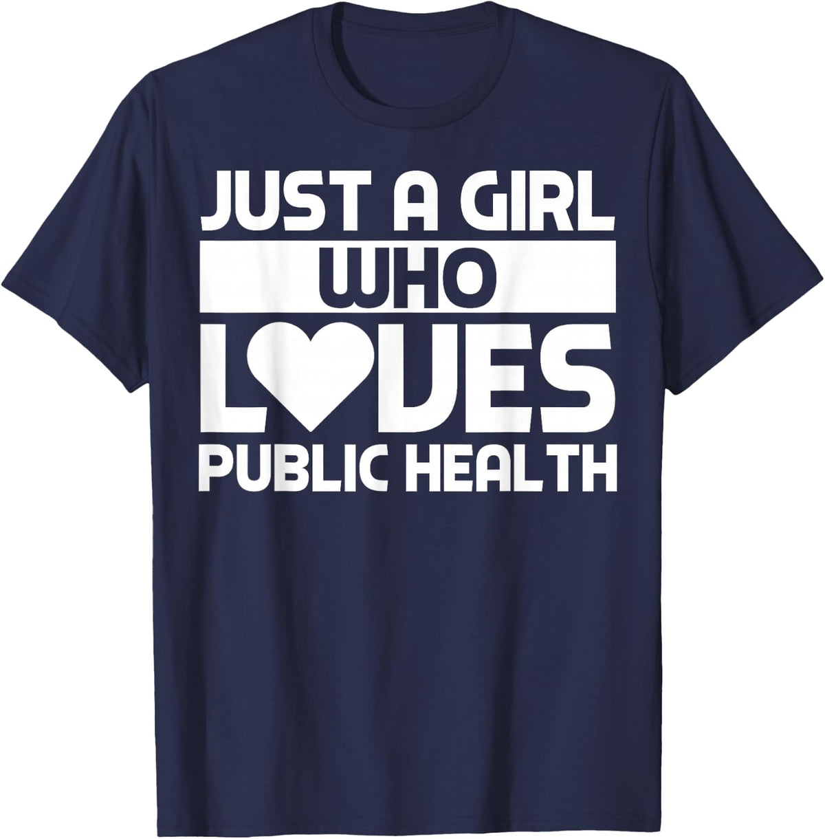 Public Health Apparel - Top Funny Workers Design T-Shirt - Navy Blue