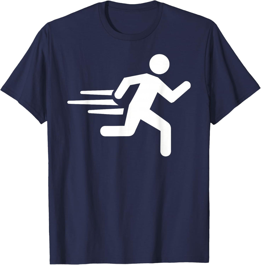 Fast runner T-Shirt - Navy Blue