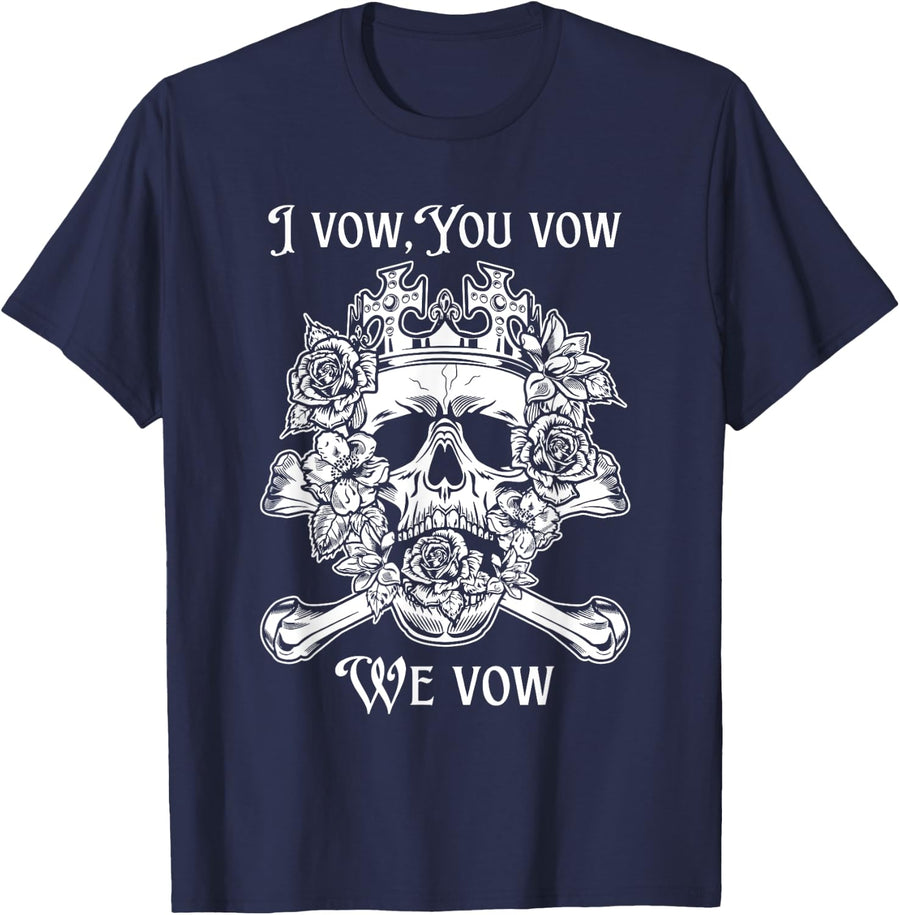 I Vow You Vow We Vow Ritual Dark Romances Smut Reader Smutty T-Shirt - Navy Blue