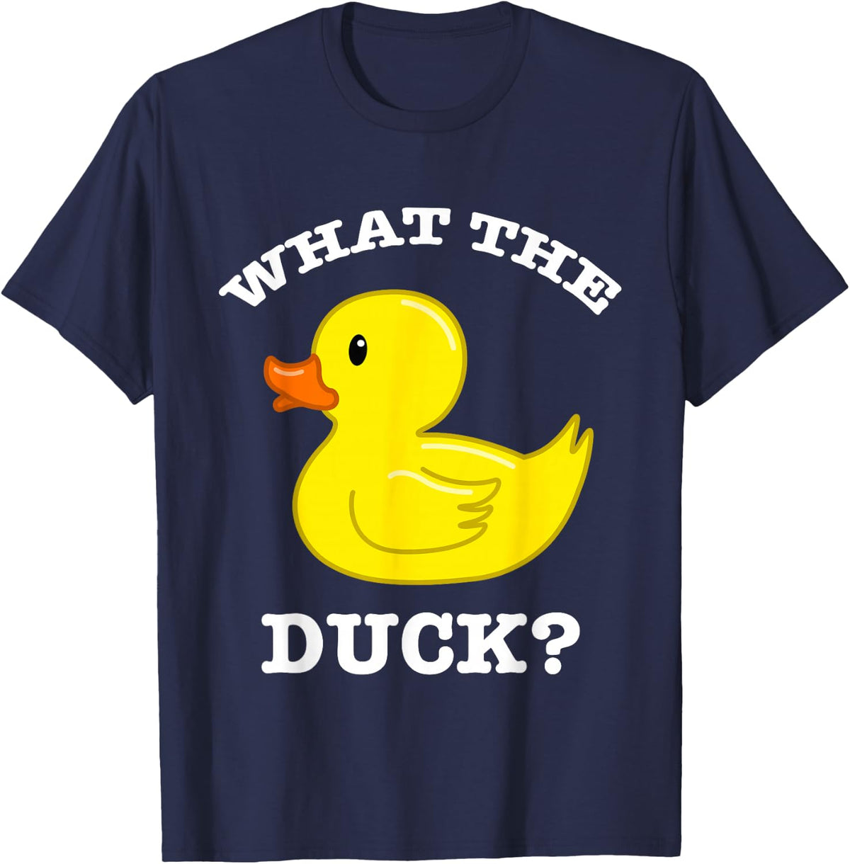 The Rubber Ducky Duck Store | What the Duck | Rubber Ducky T-Shirt - Navy Blue