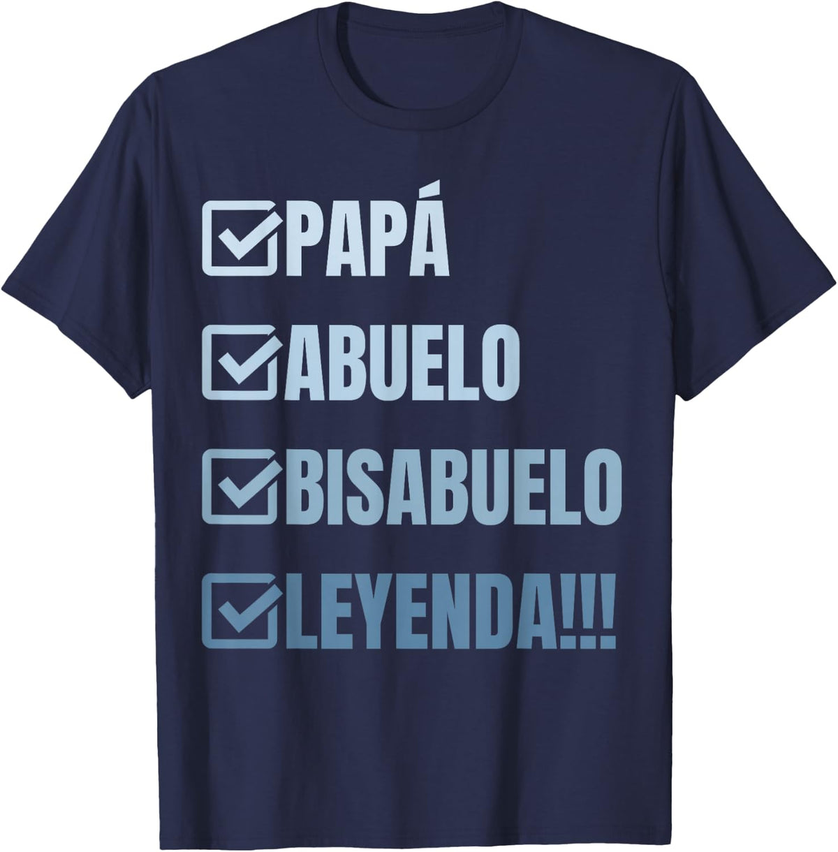 Bisabuelo Regalo Divertido y Anuncio, Bisabuelo Leyenda T-Shirt - Navy Blue
