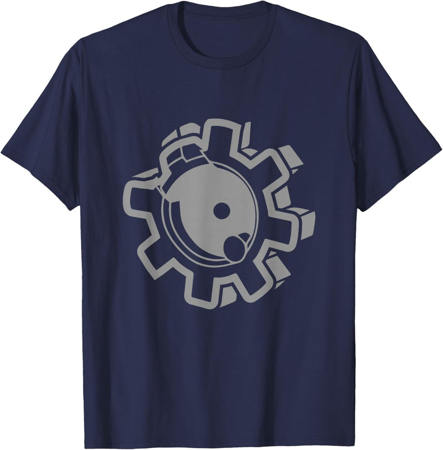 AR-15 Firearm 3D Bolt-Action T-Shirt - Navy Blue