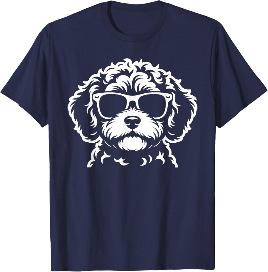Cool Cavapoo Design for Men Women Cavoodle Cavapoo Lovers T-Shirt - Navy Blue