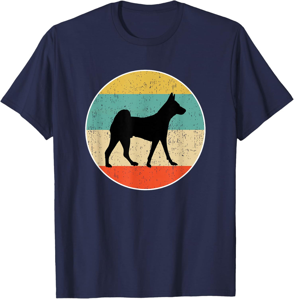 Basenji Dog Clothes T-Shirt - Navy Blue