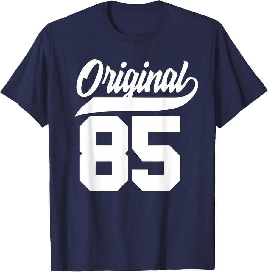 41st Birthday Gift Man Woman Original Vintage 1985 T-Shirt - Navy Blue