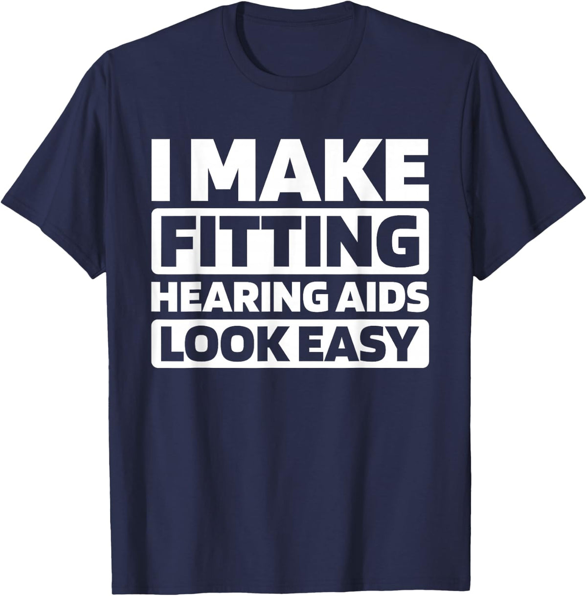 Audiology - Device Hearing Aid Specialist T-Shirt - Navy Blue