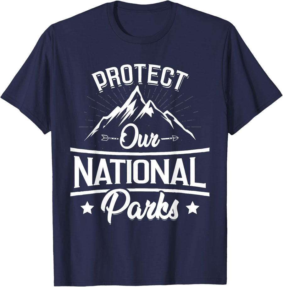 Protect Our National Parks, US Alt Resist T-Shirt - Navy Blue
