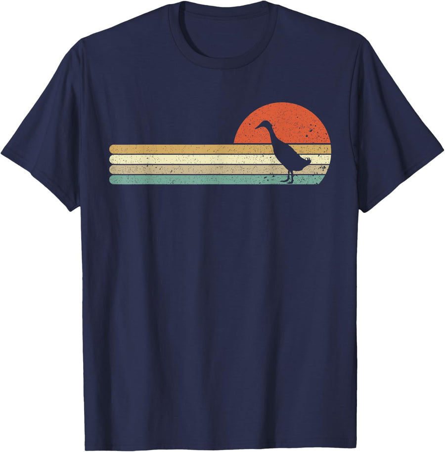 Running Duck Saying Duck Lovers Funny Running Duck T-Shirt - Navy Blue