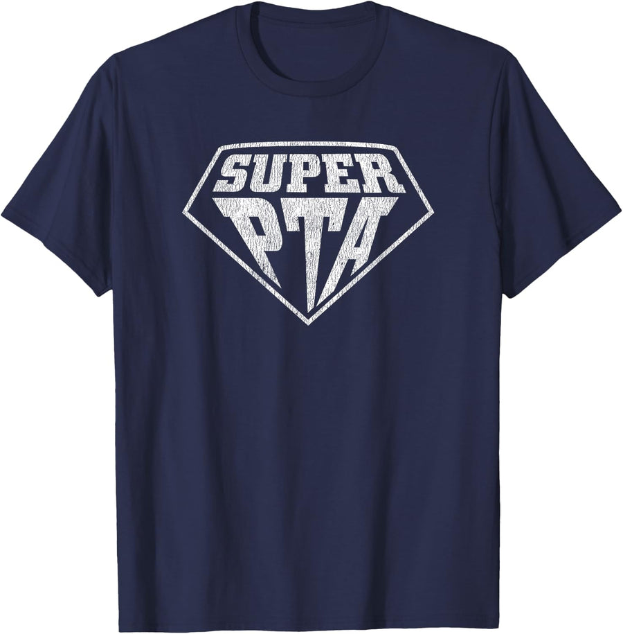 Super PTA Physical Therapist Assistant Shirt for PT Month T-Shirt - Navy Blue