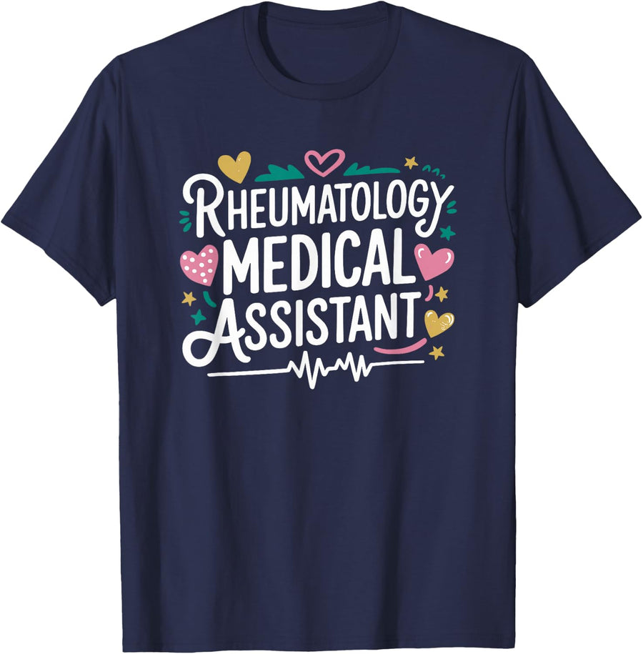 Rheumatologist Nurse Squad, Rheumatology Medical Assistant T-Shirt - Navy Blue