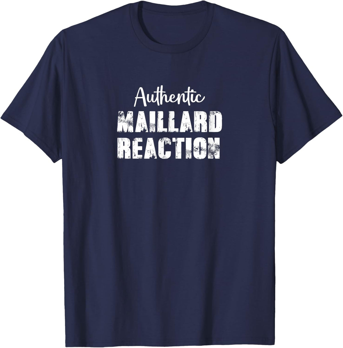 Maillard Reaction Cooking Food T-Shirt - Navy Blue