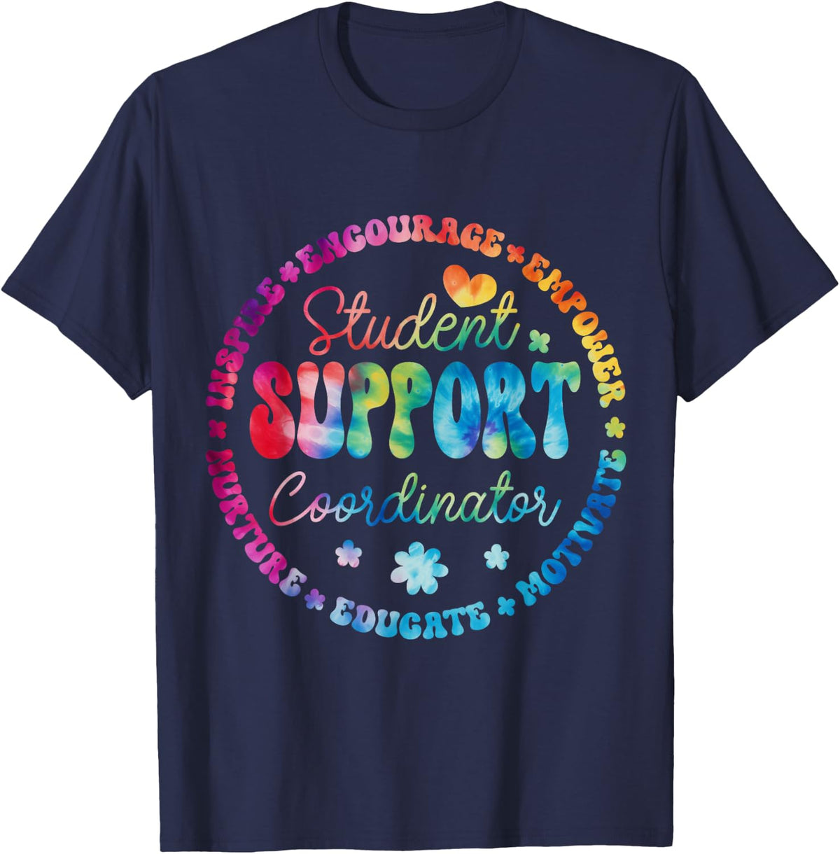 Student Support Coordinator Appreciation Day Back To School T-Shirt - Navy Blue