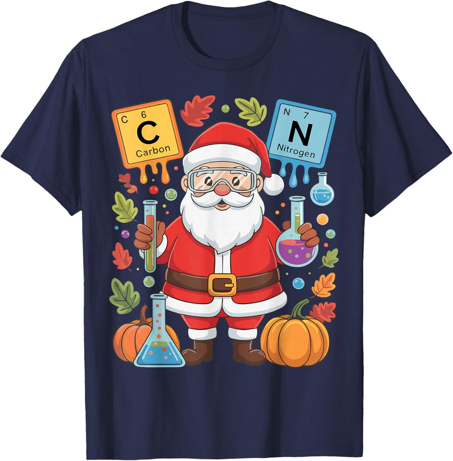 67 Chemistry Science Teacher Periodic Table T-Shirt - Navy Blue