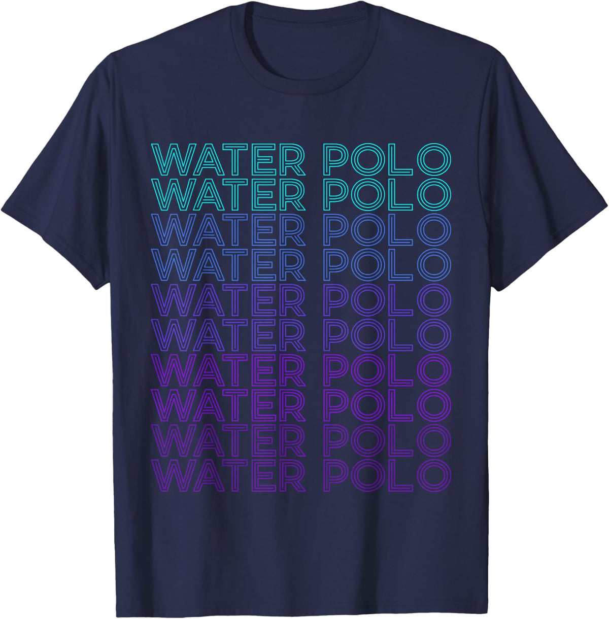 Water Polo T-Shirt - Navy Blue