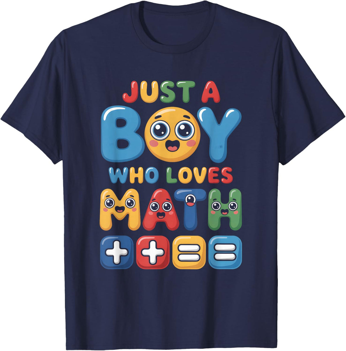 Numbers Mathematic T-Shirt - Navy Blue