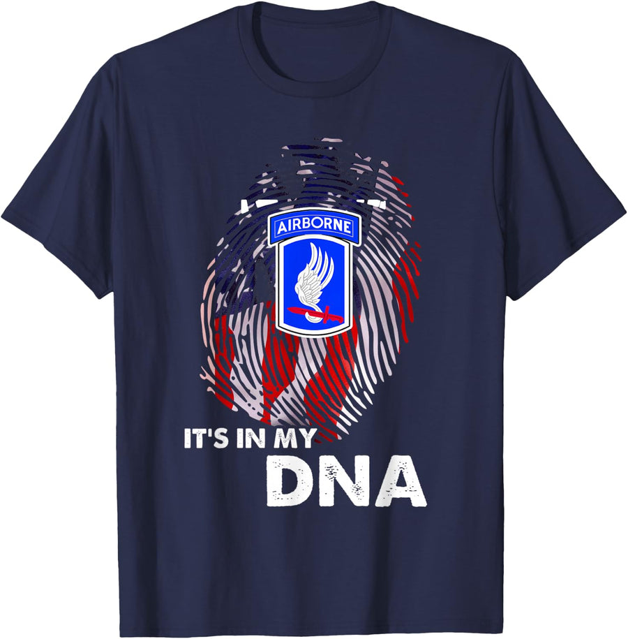 173rd Airborne Brigade Combat Team Veteran Day Christmas T-Shirt - Navy Blue