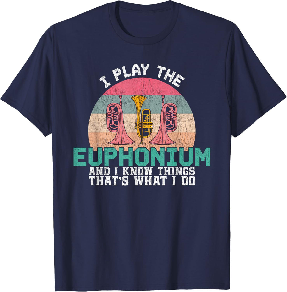 I Play the Trumpet and I Know Things T-Shirt - Navy Blue